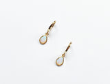 Opal Hoop Earrings