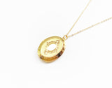 Gold Oval Locket