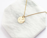 Hammered Coin Necklace