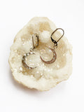 Hammered Moon Earrings