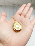 Gold Oval Locket