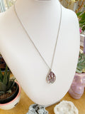 Lavender Pear Necklace