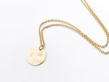 Hammered Coin Necklace