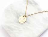 Hammered Coin Necklace