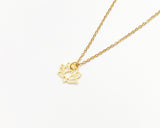 Small Lotus Necklace
