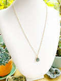 Labradorite Necklace - Gold