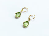 Peridot Earrings - Gold