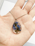 Forget Me Not Necklace - Silver