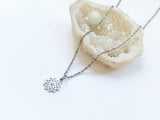 Mandala Necklace - Silver