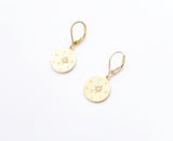 Celestial Opal Earrings - Gold