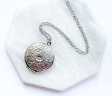 Round Floral Antique Locket