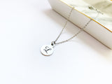 Stainless Steel Initial Necklace