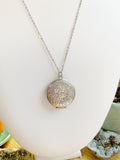 Round Floral Antique Locket