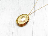 Gold Oval Locket