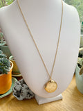 Gold Round Locket