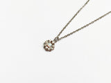Opal Daisy Necklace - Silver