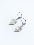 Silver Leaf Earrings