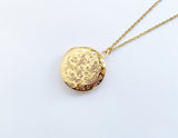 Gold Round Locket