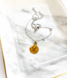 Stainless Steel Initial Necklace