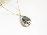 Forget Me Not Necklace - Gold