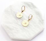 Celestial Opal Earrings - Gold