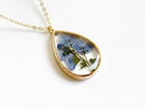 Forget Me Not Necklace - Gold