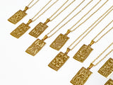 Tarot Card Zodiac Necklace