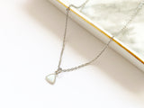 Opal Triangle Necklace