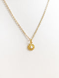Opal Daisy Necklace - Gold