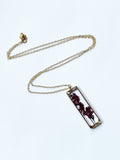 Lavender Bar Necklace - Gold