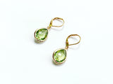 Peridot Earrings - Gold