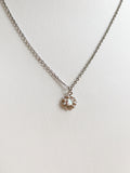 Opal Daisy Necklace - Silver